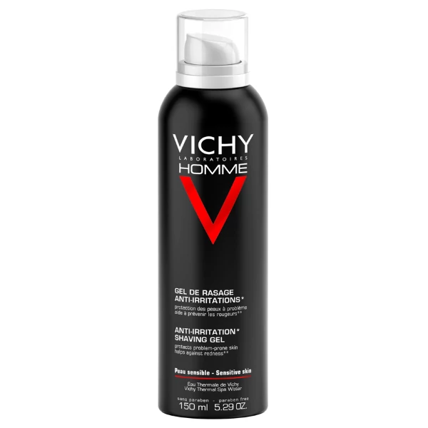 Гель для бритья Vichy Homme Anti-Irritation Shaving Gel для чувствительной кожи 150 мл ЕС