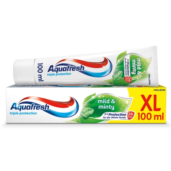 Зубная паста Aquafresh Triple Protection с фтором и мягким мятным вкусом 100 мл ЕС