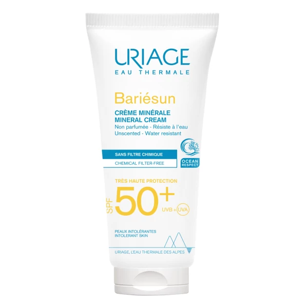 Солнцезащитный минеральный крем Uriage Bariesun SPF 50+ 100 мл ЕС