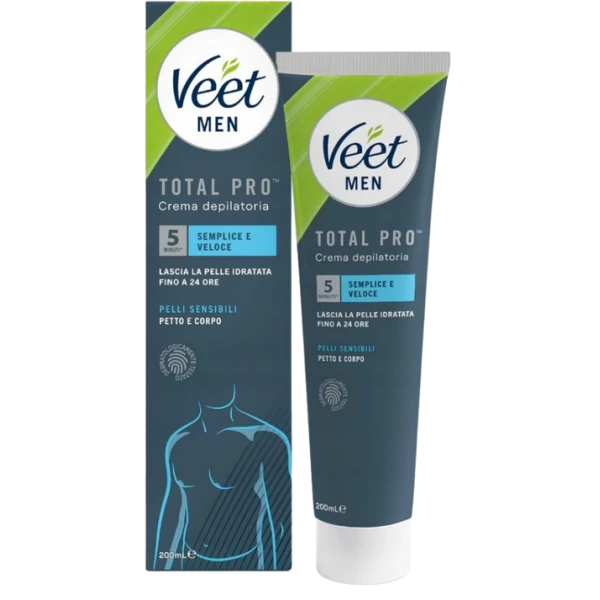 Крем для удаления волос VEET Men Total Pro Sensibles 200 мл ЕС