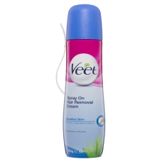 Крем для депиляции в спрее для чувствительной кожи Veet с лопаточкой для нанесения 150 мл ЕС