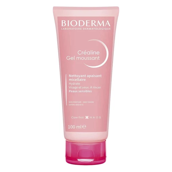 Гель для очистки лица Bioderma Crealine Gel Moussant успокаивающий 100 мл ЕС