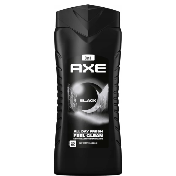 Гель для душа Axe Black 3 в 1 400 мл ЕС