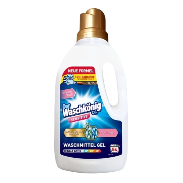 Гель для стирки Der Waschkonig C.G. Sensitive 1625 мл ЕС