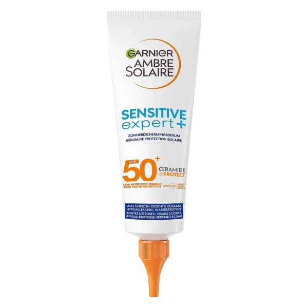 Солнцезащитная сыворотка для тела Garnier Ambre Solaire Sensitive Expert+ SP50+ 125 мл ЕС