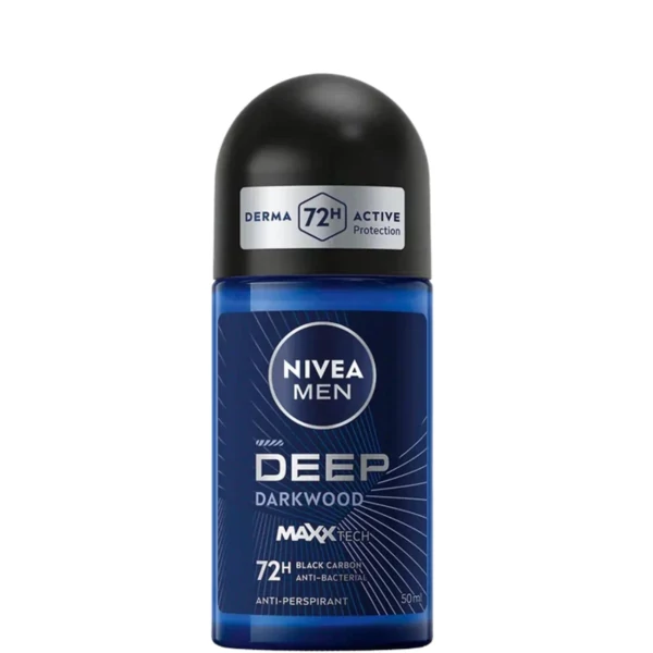 Антиперспирант шариковый Nivea Men Deep Darkwood Maxx Tech 72H 50 мл ЕС