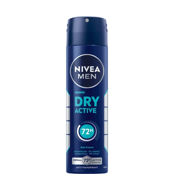 Антиперспирант-спрей Nivea Men Dry Active 72H 150 мл ЕС