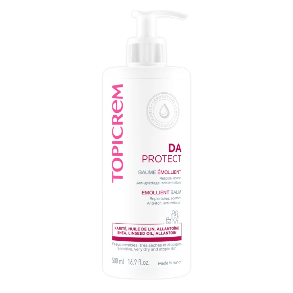 Бальзам для лица и тела Topicrem Da Protect Baume Emollient Смягчающий 500 мл ЕС