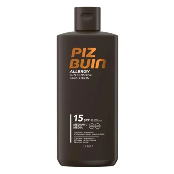Лосьон солнцезащитный Piz Buin Allergy Sun Sensitive SPF 15 для чувствительной кожи 200 мл ЕС