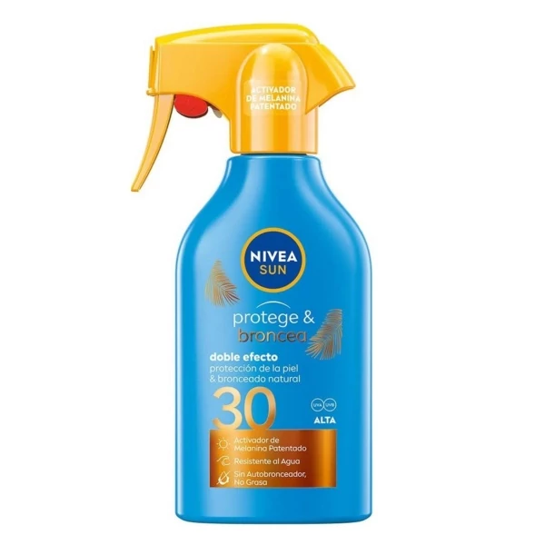 Спрей для загара Nivea Sun Protect &amp; Bronze SPF 30 с активатором меланина 250 мл ЕС