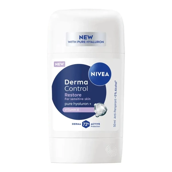 Антиперспирант-стик NIVEA Derma Control Restore 72h для женщин 50 мл ЕС