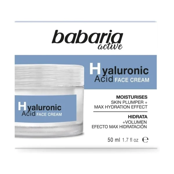 Крем для лица Babaria Hyaluronic Acid Face Cream для дневного и ночного применения 50 мл ЕС