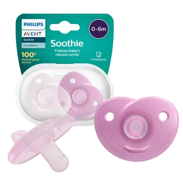 Ортодонтическая пустышка Philips Avent Soothie CF099/22 2 шт ЕС