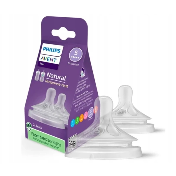 Силиконовая соска Philips Avent Natural от 6 месяцев SCY965/02 2 шт ЕС