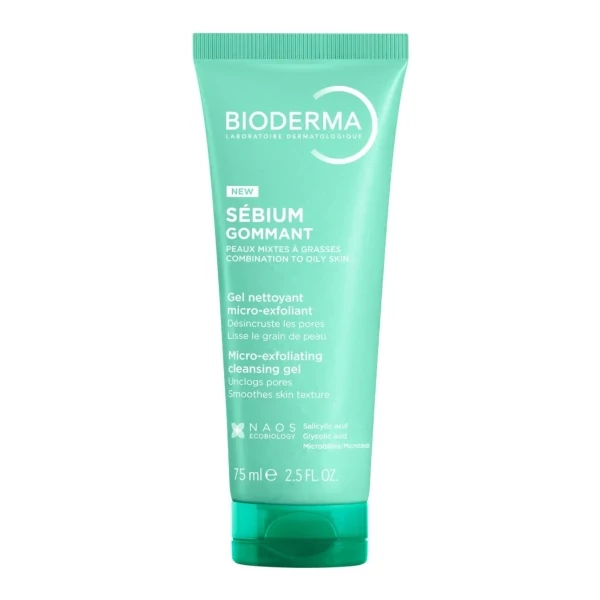Гель-гомаж для лица Bioderma Sebium Gommant 75 мл ЕС