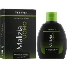 Гель для интимной гигиены MALIZIA Uomo Vetyver Antiodore — с физиологическим pH 200 мл ЕС