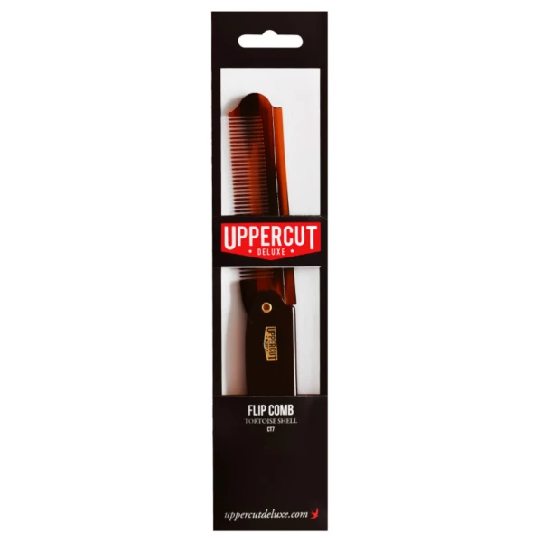 Расческа Uppercut Deluxe Comb CT7 складная для волос и бороды ЕС