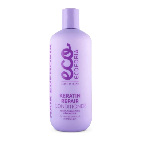Восстанавливающий кондиционер для волос Ecoforia Keratin Repair с кератином 400 мл ЕС