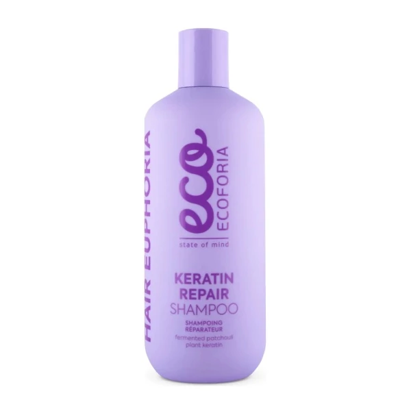 Восстанавливающий шампунь Ecoforia Keratin Repair с кератином 400 мл ЕС