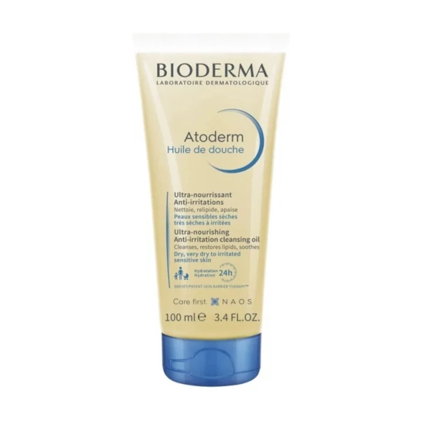 Очищающее масло для лица и тела Bioderma Atoderm Huile De Douche 100 мл ЕС
