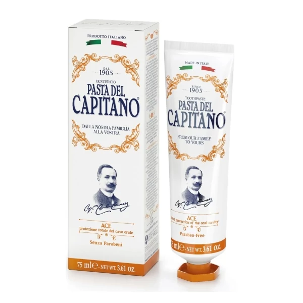 Зубная паста Pasta del Capitano 1905 с витаминами A-C-E 75 мл ЕС