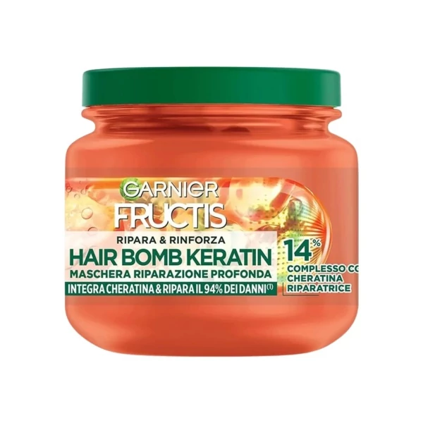 Маска для волос Garnier Fructis Keratin Hair Bomb Восстанавливающая 320 мл ЕС