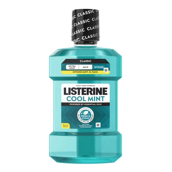 Ополаскиватель для полости рта Listerine Cool Mint Intensiv 1000 мл ЕС