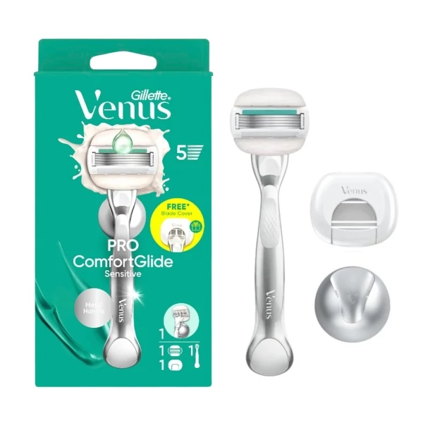 Бритва Gillette Venus Pro ComfortGlide Sensitive + 1 сменная кассета ЕС