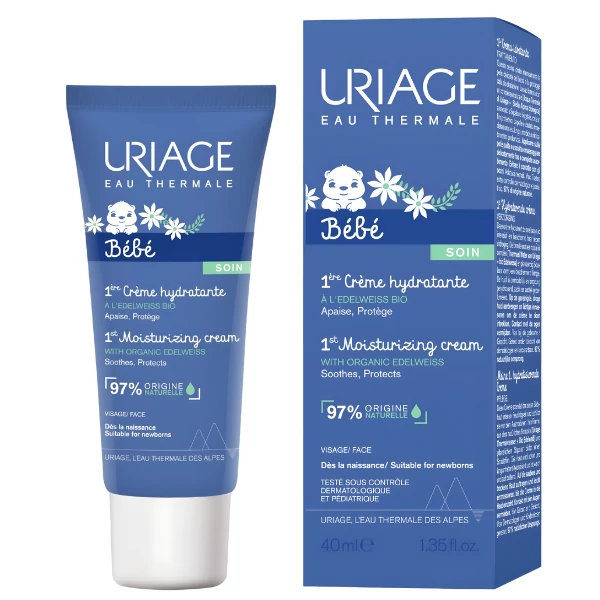 Детский крем для лица Uriage Bebe Дневной 40 мл ЕС