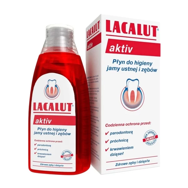 Ополаскиватель для полости рта Lacalut Aktiv 300 мл ЕС