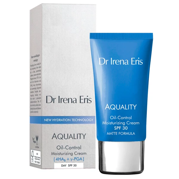Увлажняющий крем для лица Dr Irena Eris Aquality Oil Control Moisturizing Cream SPF 30 50 мл ЕС