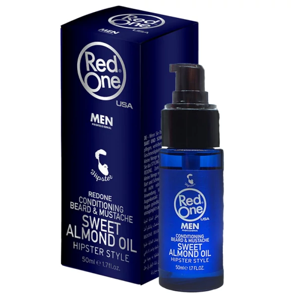 Кондиционер для бороды Red One Men Conditioning Beard &amp; Mustache Sweet Almond Oil 50 мл ЕС