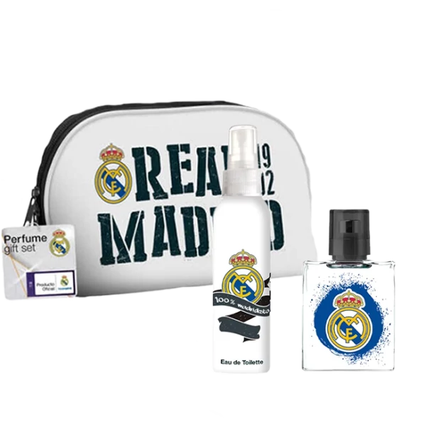 Набор Air-Val Real Madrid туалетная вода 50 мл + спрей для тела 100 мл + косметичка ЕС