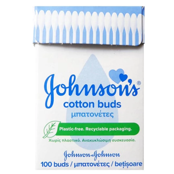Ватные палочки Johnson's Cotton Buds 100 шт ЕС