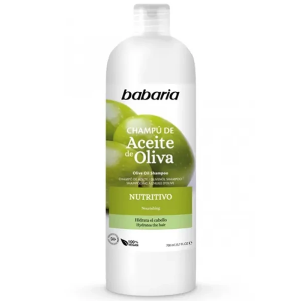 Питательный шампунь Babaria Nourishing Shampoo With Olive Oil для всех типов волос 700 мл ЕС