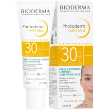 Матирующий флюид Bioderma Photoderm AKN Mat SPF30 40 мл ЕС