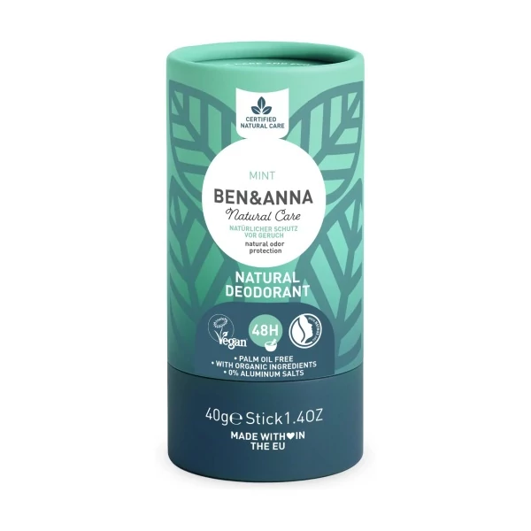 Натуральный дезодорант Ben&amp;Anna Mint Eco Natural на основе соды 40 г ЕС