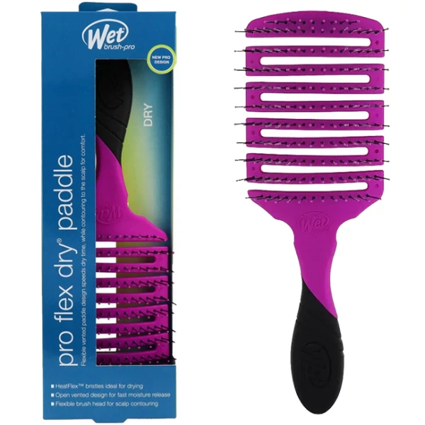 Расческа для волос Wet Brush Pro Flex Dry Paddle Purple ЕС