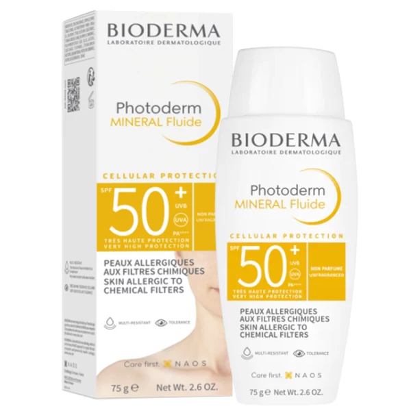 Солнцезащитный флюид Bioderma Photoderm Mineral Fluid SPF50 75 г ЕС