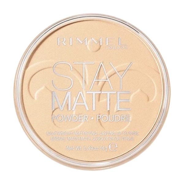 Матирующая пудра Rimmel Stay Matte Long Lasting 001 Transparent 14 г ЕС