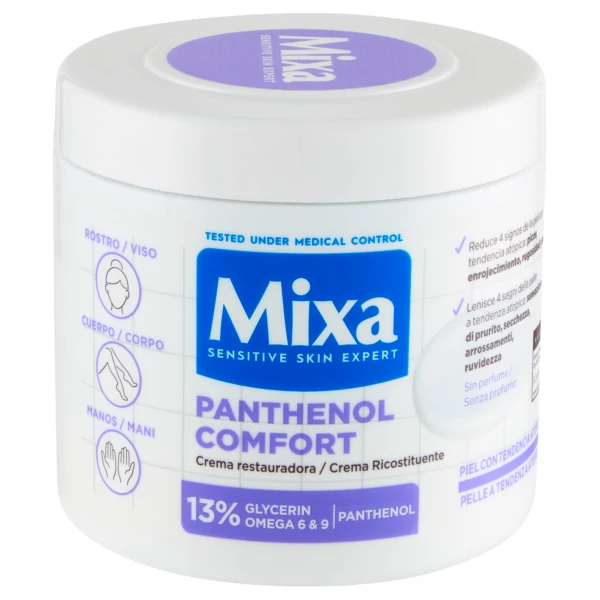 Крем для тела Mixa Panthenol Comfort для атопической кожи 400 мл ЕС