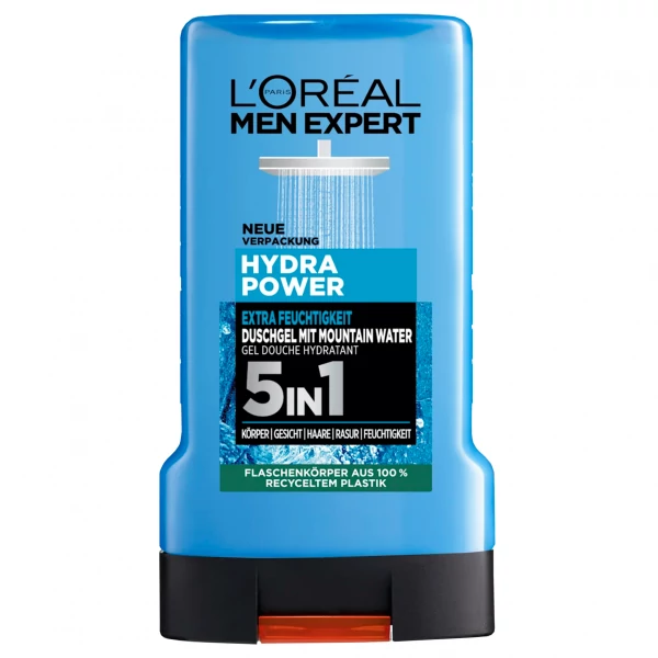 Гель для душа L'Oréal Men Expert Hydra Power 5 в 1 250 мл ЕС