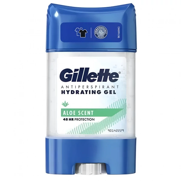 Гелевый дезодорант – антиперспирант Gillette Hydrating Gel с ароматом алоэ 48 часов 70 мл ЕС