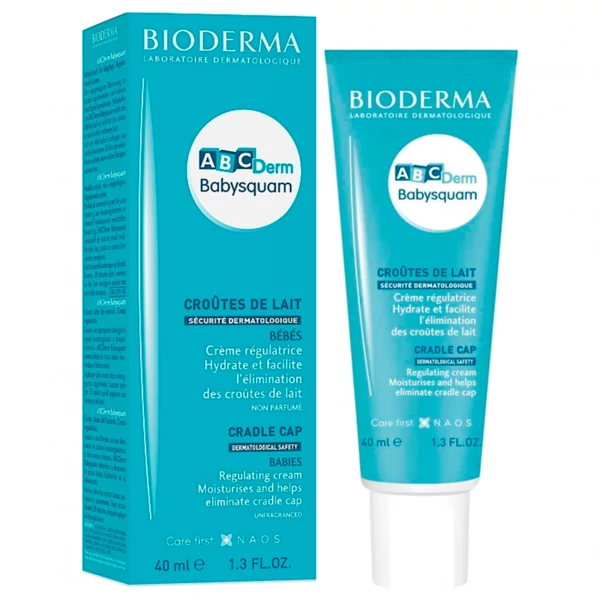 Крем Bioderma ABCDerm Babysquam против себорейных корочек 40 мл ЕС