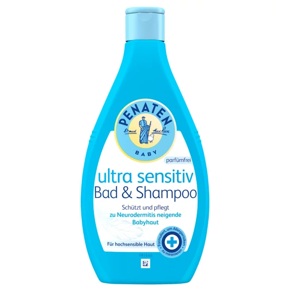 Гель для душа и шампунь Penaten Ultra Sensitiv 400 мл ЕС