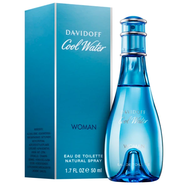 Женская туалетная вода Davidoff Cool Water Woman для женщин 50 мл ЕС