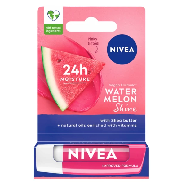 Помада для губ Nivea Watermelon Shine 24H Moisture 4,8 г ЕС