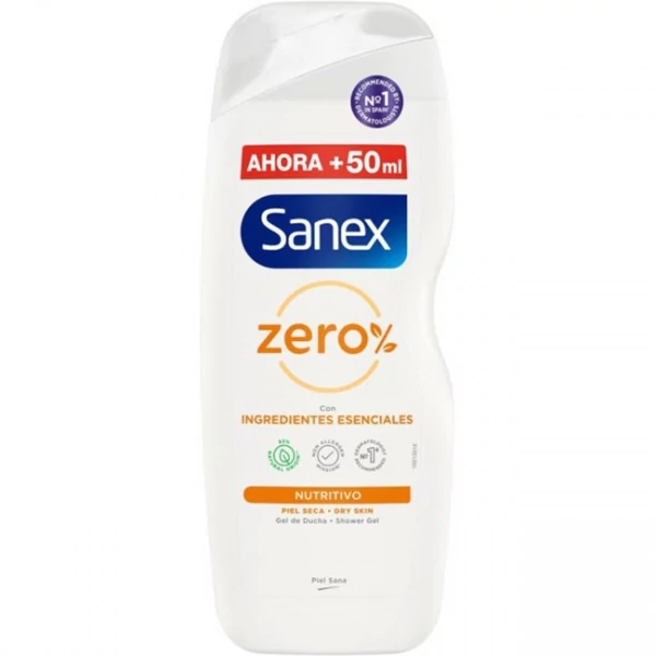 Гель для душа SANEX Zero Nourishing для сухой кожи 600 мл ЕС