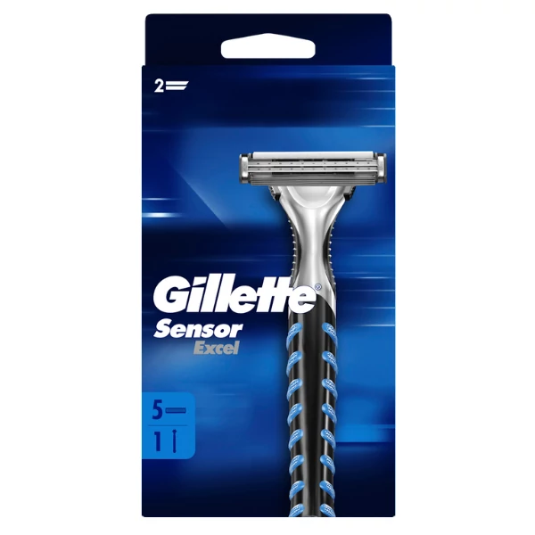Станок Gillette Sensor Excel + 5 сменных касет ЕС