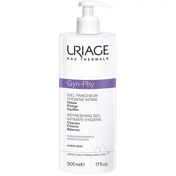 Гель для интимной гигиены Uriage Gyn-Phy освежающий 500 мл ЕС